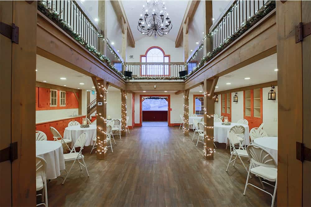 The Red Barn Evergreen Red Barn